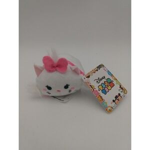 NEW Disney Tsum Tsum Marie From Aristocats Mini Kawaii Stackable Plush